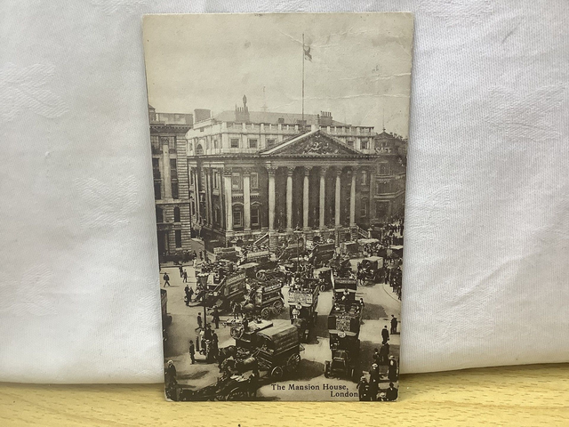 The Mansion House, London E.B. Horwood &amp; Co. Ltd. London Posted 1912 Postcard Our Ref No. A102 £2.50