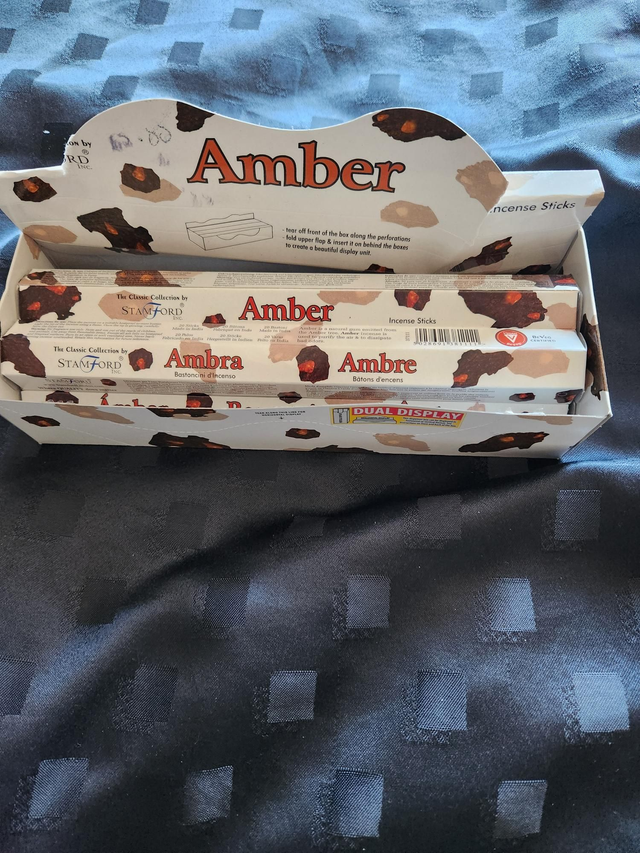 AMBER INCENSE STICKS 