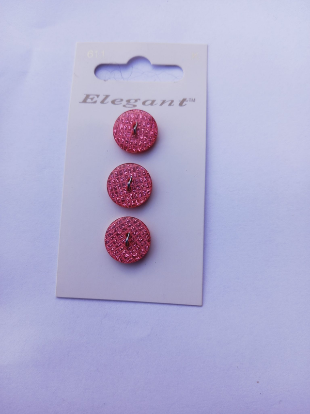 Knoop 611 (Elegant) Roze glitter