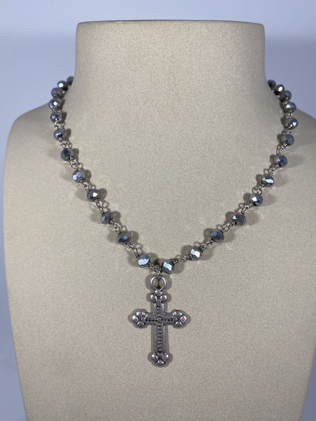 Croce - collana corta