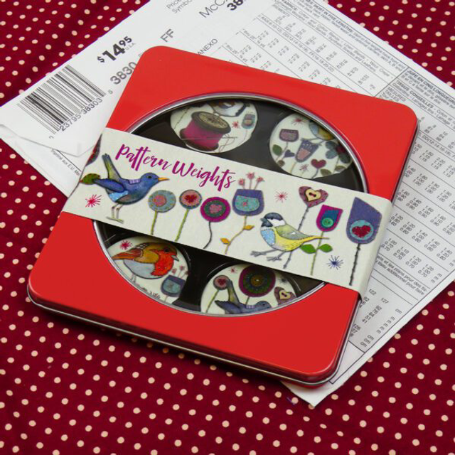Stitched Birdies Pattern Weights