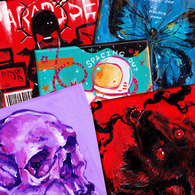 Mini Canvas Square Prints