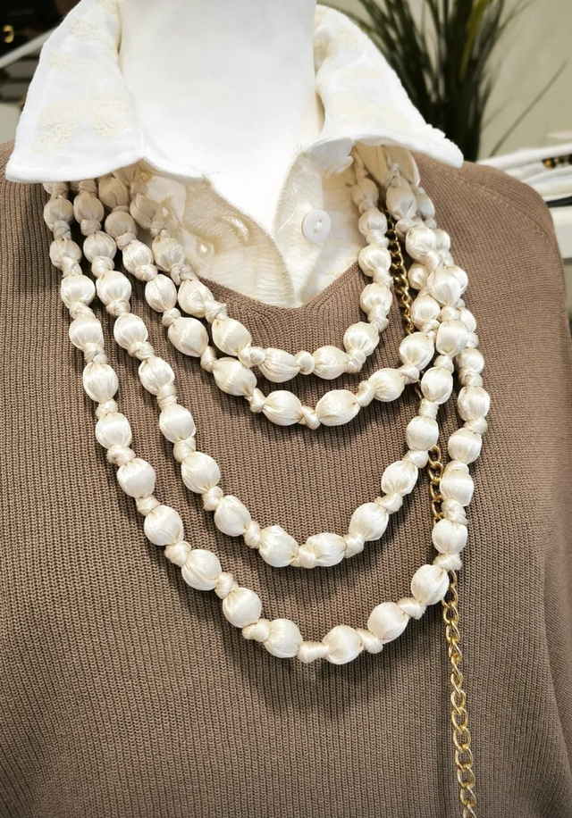 Collana in tessuto