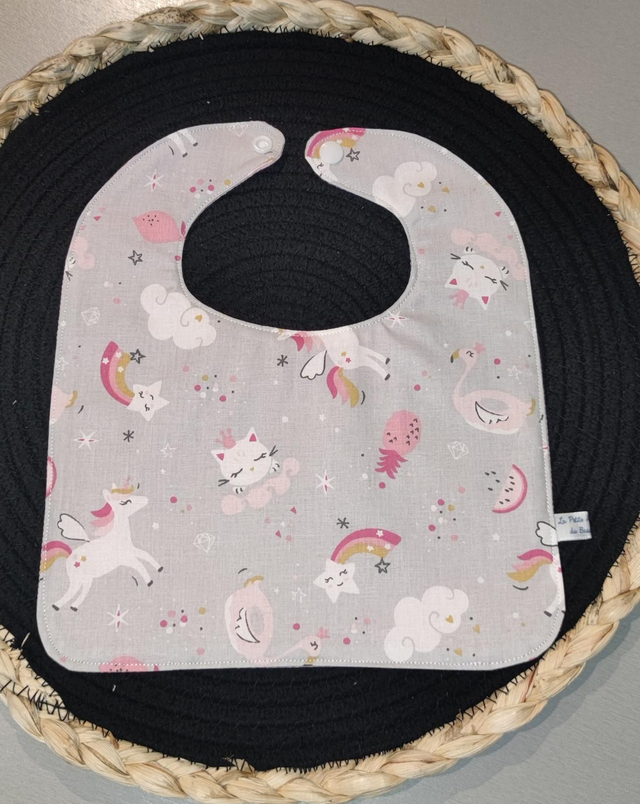 Bavoir licorne 
