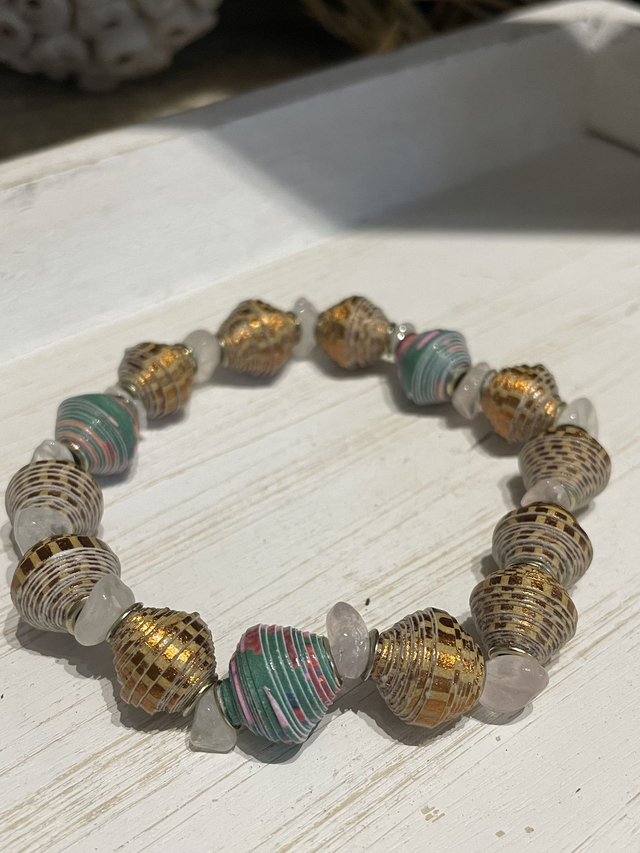 Bracelet quartz rose NINA