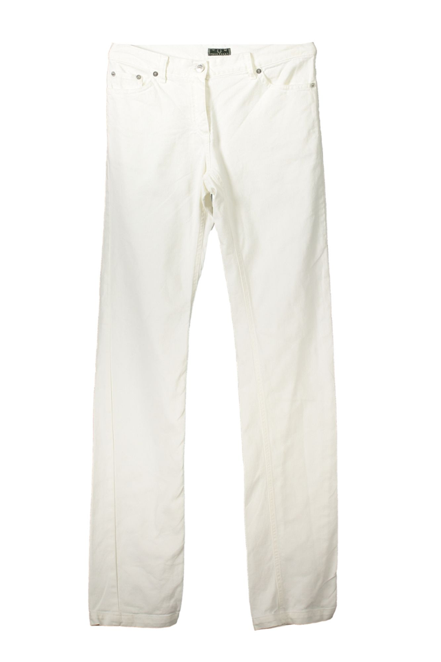 FRED PERRY PANTALONE DONNA BIANCO