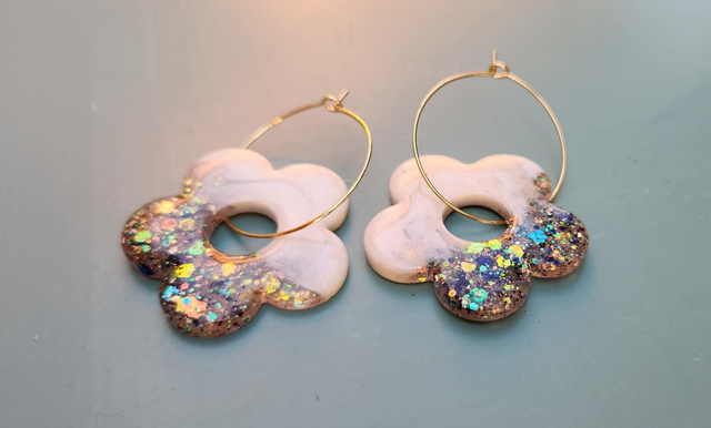 Anneaux fleurs bohèmes