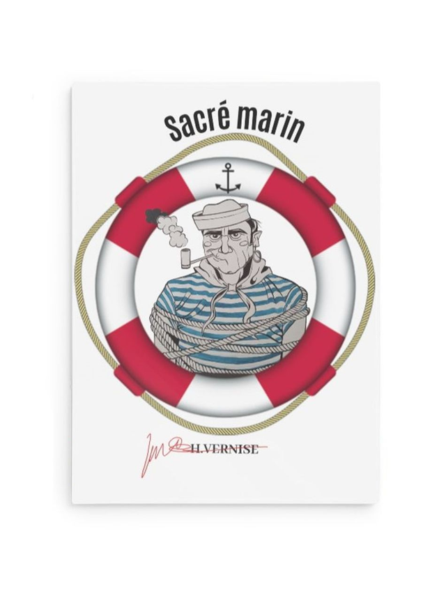 N2-1.7 - Planche à découper - Sacré marin  H.Vernise