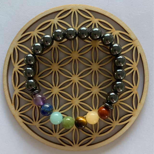 Hématite + 7 Chakras
