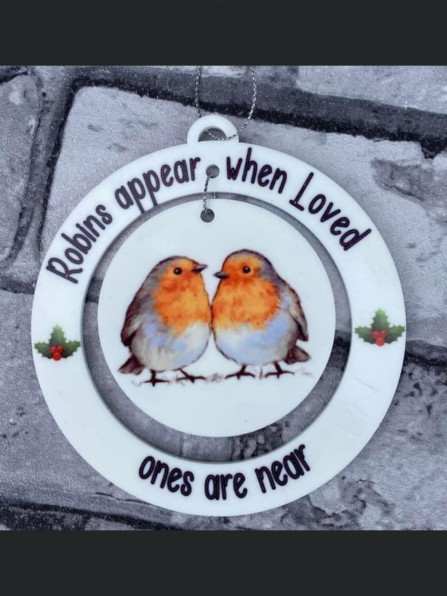 Robins appear bauble
