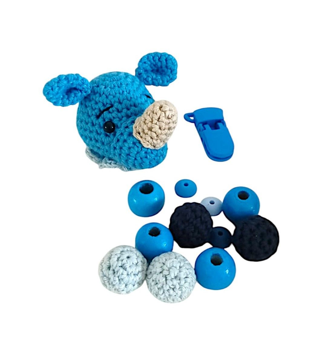 Attache-sucette rhinocéros à personnaliser