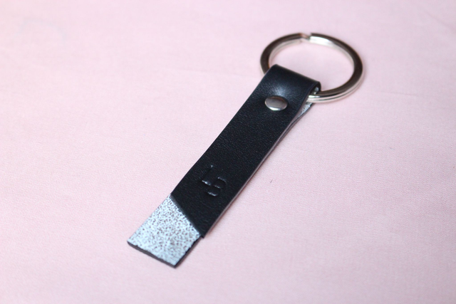 Porte Clé - Noir&amp;Argent