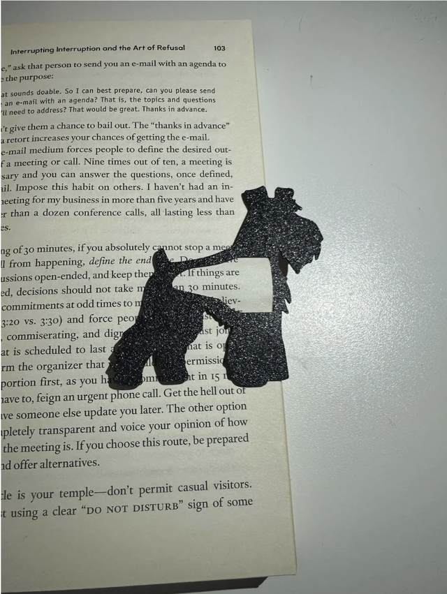 Schnauzer Bookmark