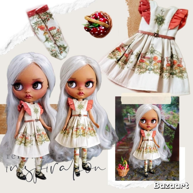 Garden of Fairies dress set for Blythe and Pullip