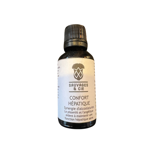 Synergies d&#039;alcoolatures confort hépatique