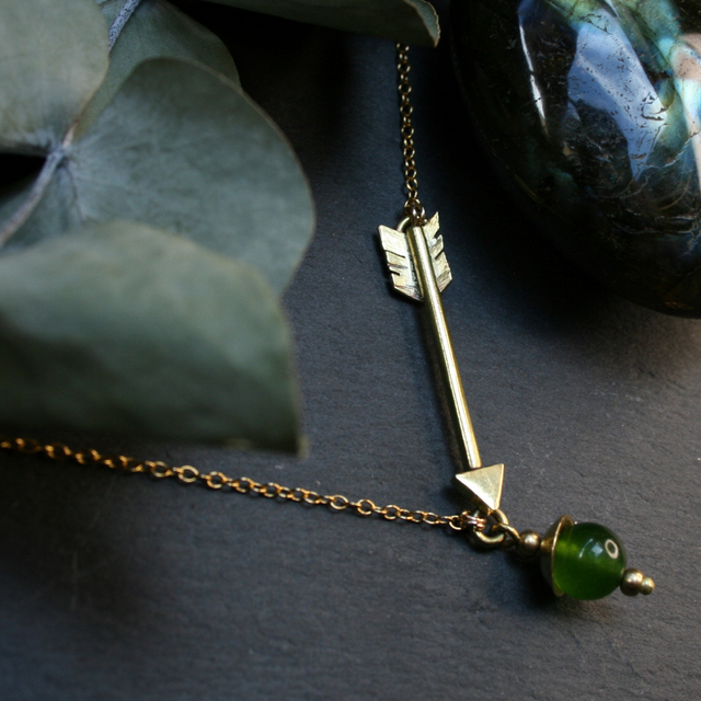 COLLECTION "SOLEIL LEVANT" - Collier "Tomoe Gozen" (Modèle 1)