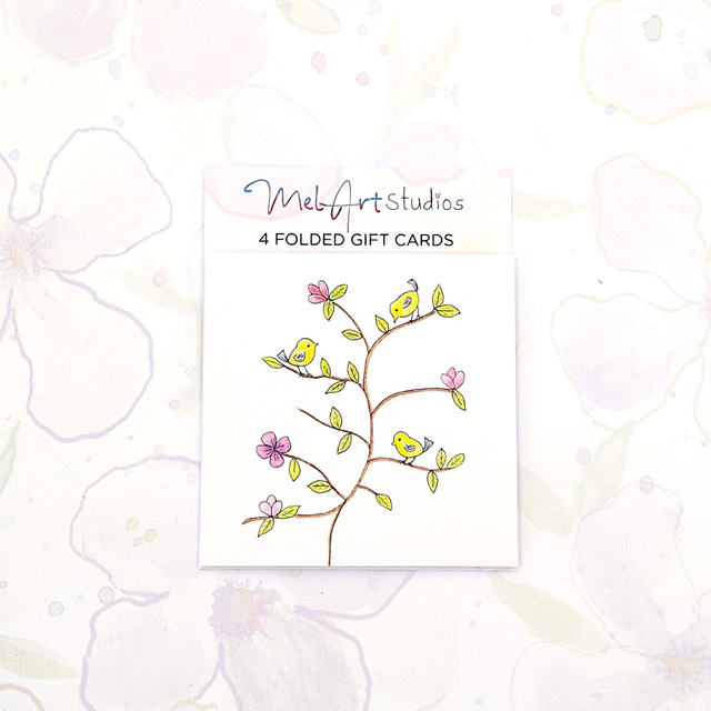 Folded Gift Cards - Pack of 4