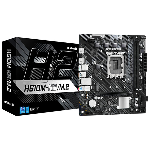 ASRock H610M-H2/M.2 DDR4 (Intel LGA 1700) Micro ATX