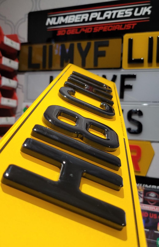 5mm Black 4D with Black Gel