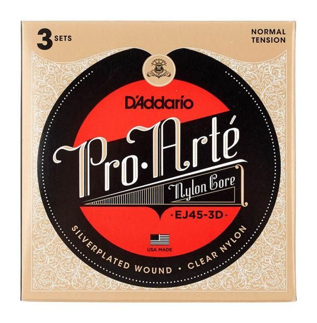 D'Addario EJ45-3D im Dreierpack