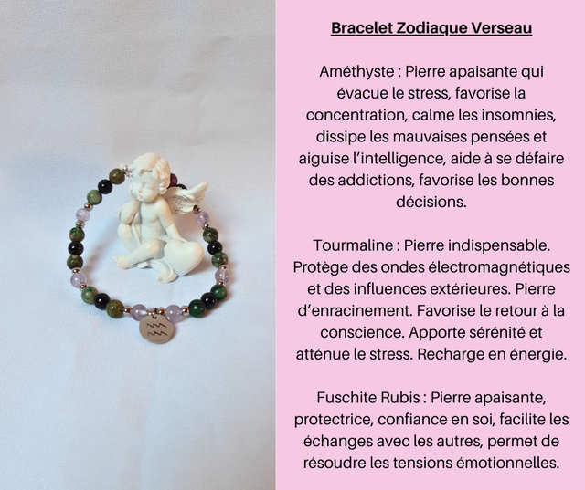 175- Bracelet Zodiaque Verseau