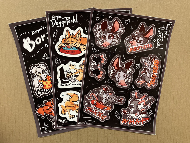 Sticker sheet &quot;Variety 3-pack&quot;