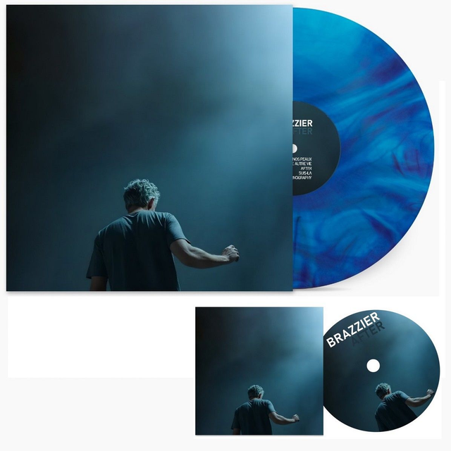 BRAZZIER "AFTER" - vinyle 'wavy blue' édition limitée + CD digisleeve 3 volets