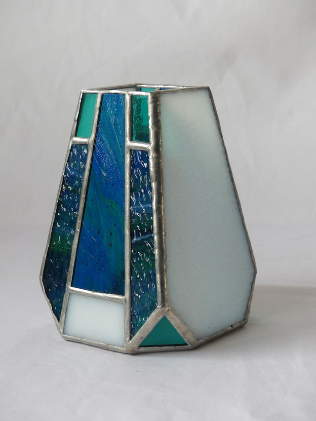 Vase Art déco - Aurores Boréales