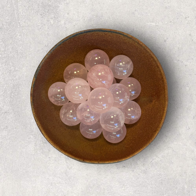 Asterism Rose Quartz Small Sphere