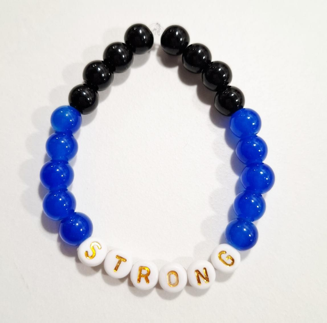 Strong beaded bracelet 