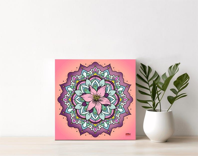 Mandala Floral Zen : L’Art Énergétique qui Harmonise Corps et Esprit