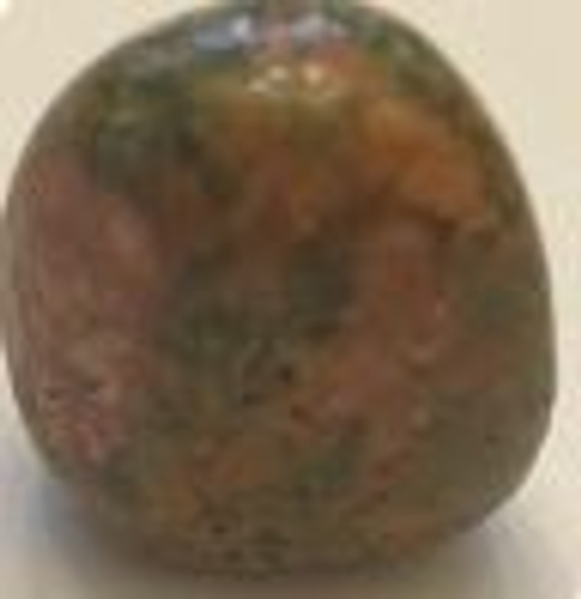 Pierre roulée en Unakite