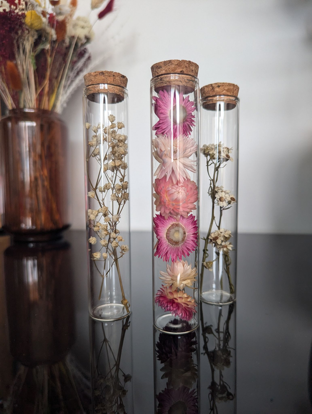 Fioles en verre (x3) - Potions Douceurs