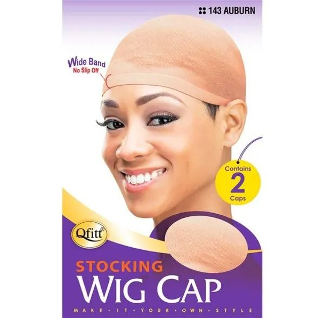 QFITT: STOCKING WIG-CAP - AUBURN (143)