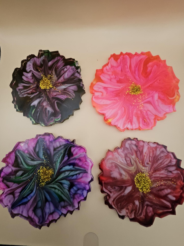 Lot de 4 dessous de verre 