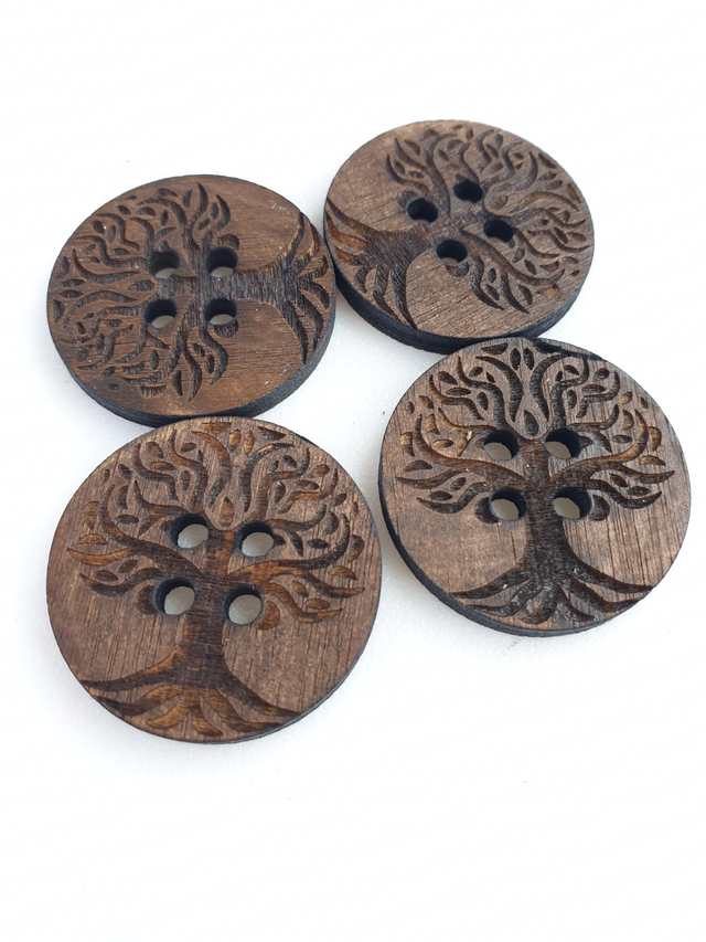 Bouton arbre de vie 3 cm