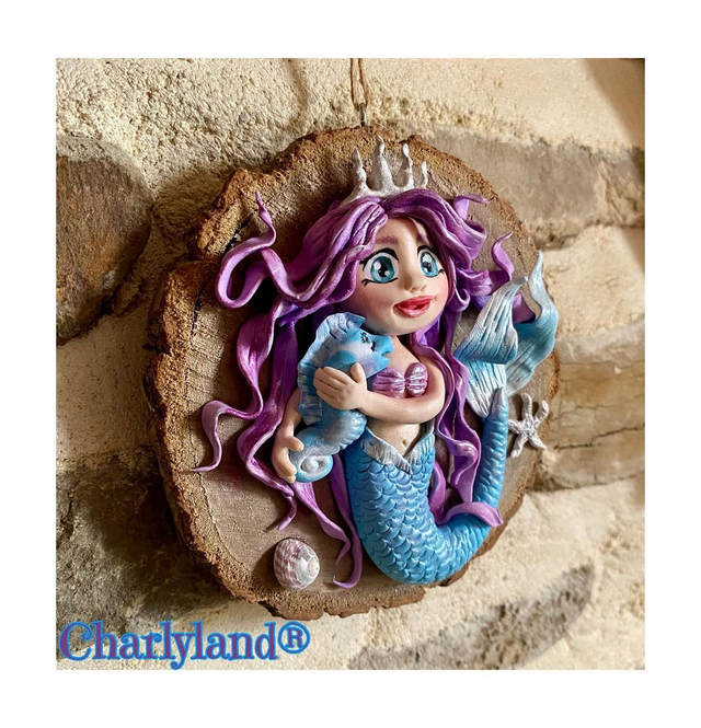 Rondin à suspendre - Sirène