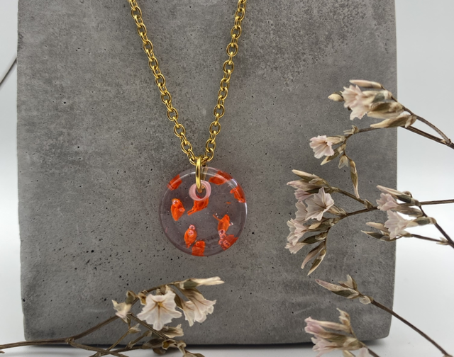 Collier Bloom broom rouge 
