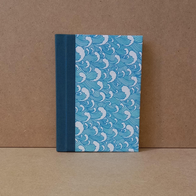 Carnet sans ligne Vague/Bleu