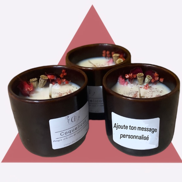 Étiquette personnaliser pour vous bougie 