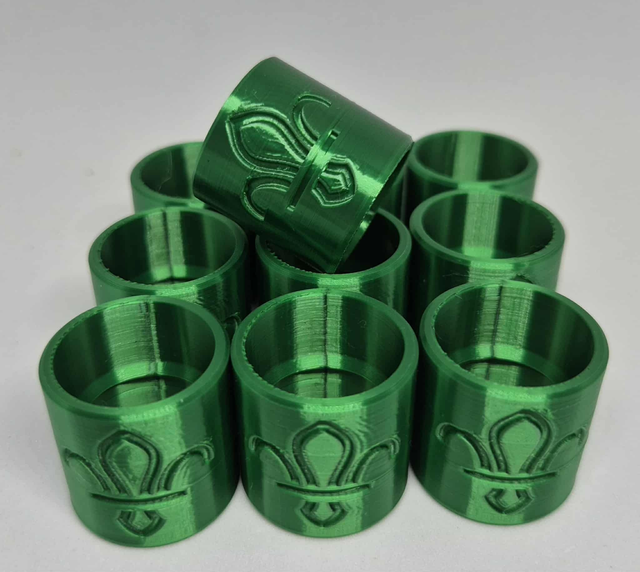 Woggle - Gloss - Green Malachite - 10 Pack