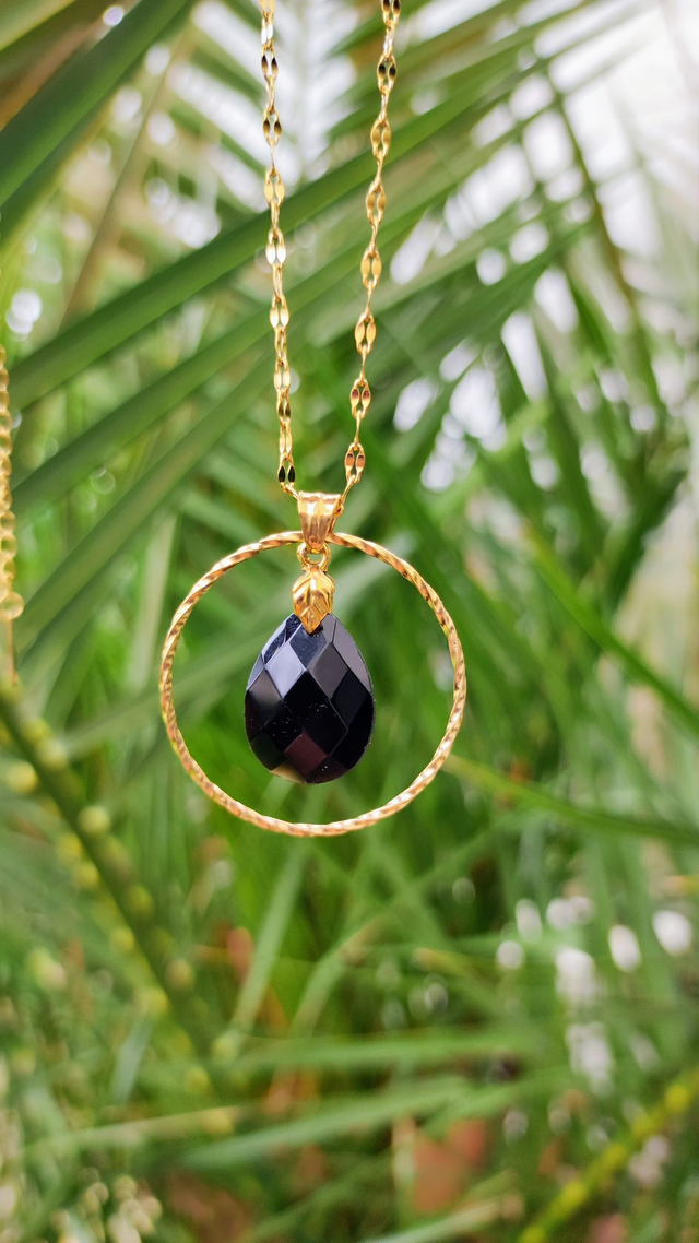 Collier "Évidence" Onyx