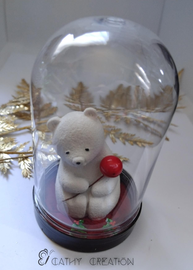 Cloche ourson 11 x 6,5 cm