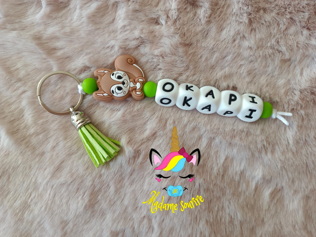 Porte clés 1 branche Écureuil 