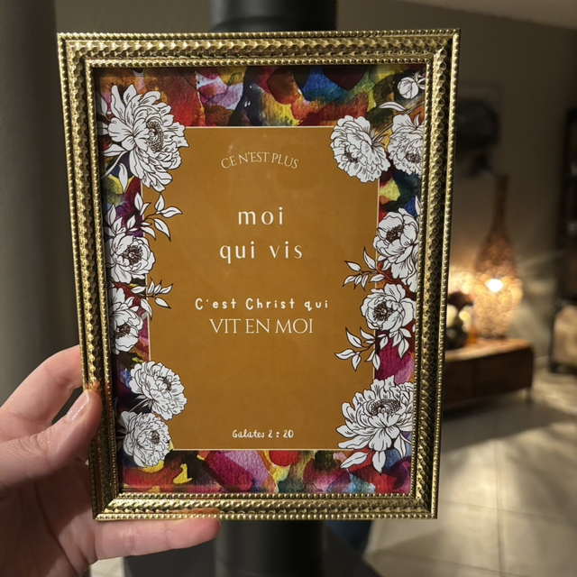 Affiche C’est Christ qui vit en moi