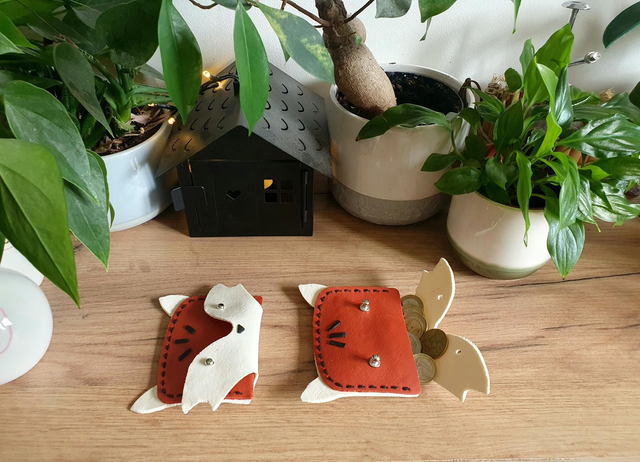 Porte monnaie renard 