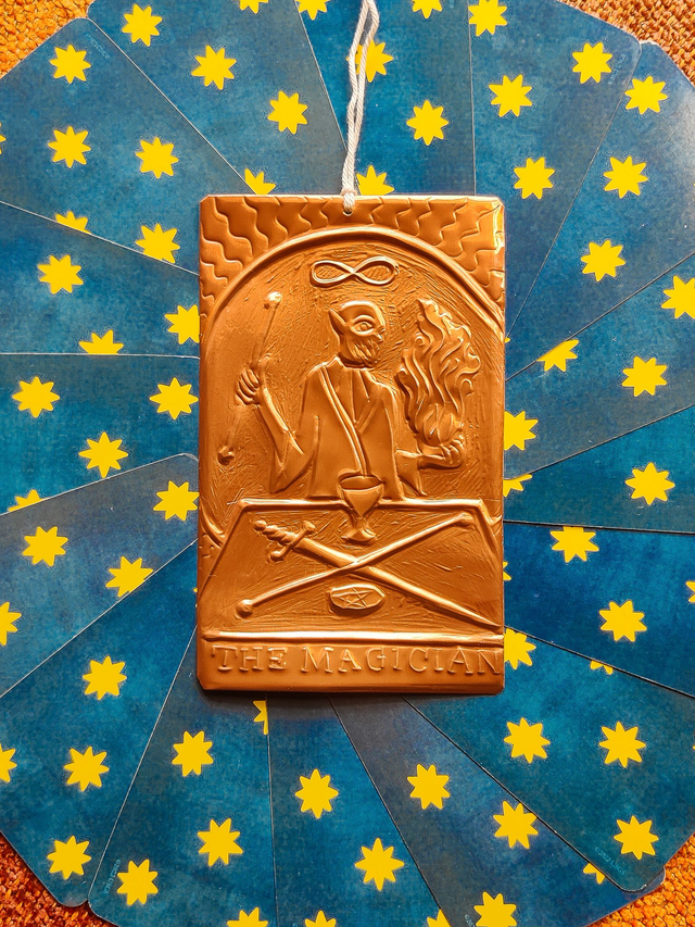 I The Magician // Copper Tarot Decoration
