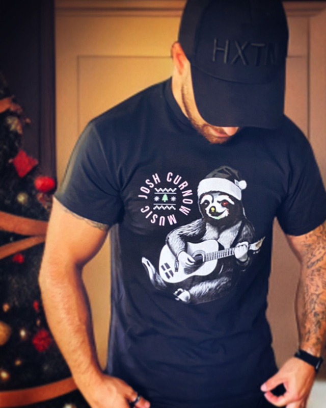 Josh Curnow Christmas Sloth Tee