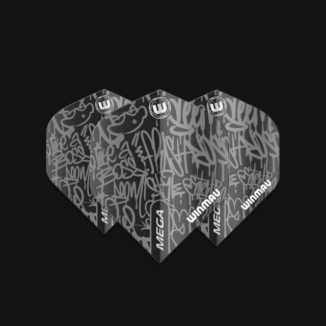 Winmau Mega Standard Flight Black 5023231015747