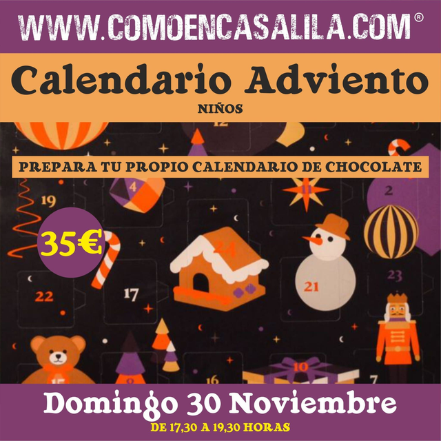 Taller Calendario Adviento Niños 